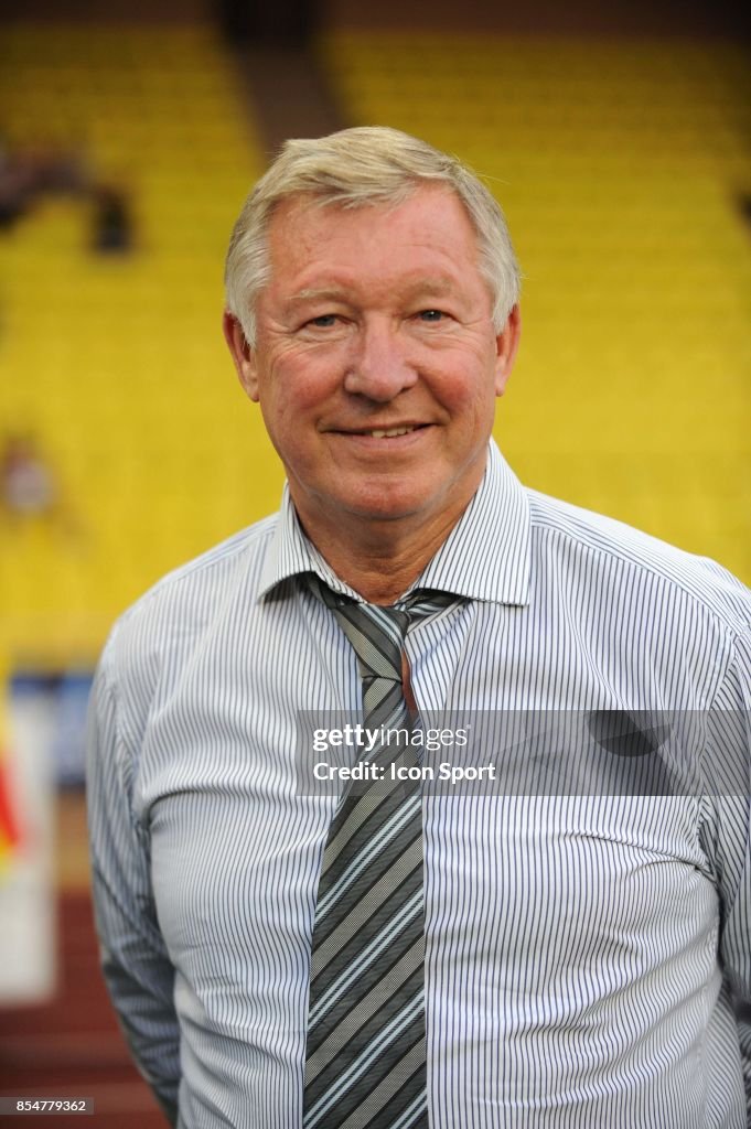 Sir Alex FERGUSON -  02.08.2011 - match de football - Marseille / Manchester United - au profit de l'association caritative de P