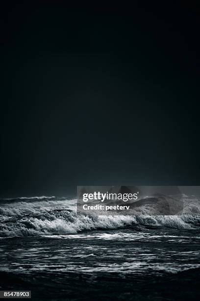 stormy waves - cabarete dominican republic stock pictures, royalty-free photos & images