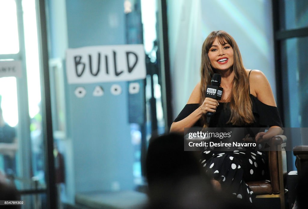Build Presents Sofia Vergara Discussing The EBY Lingerie Line