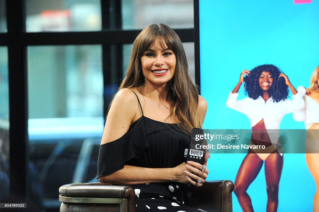 Build Presents Sofia Vergara Discussing The EBY Lingerie Line