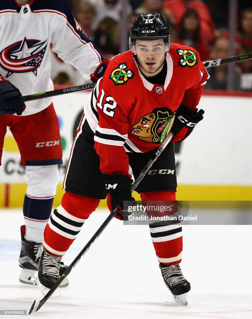 Columbus Blue Jackets v Chicago Blackhawks