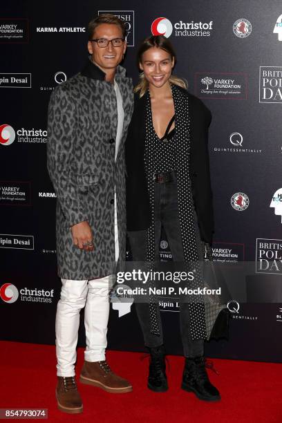 Oliver Proudlock and Emma Louise Connolly attends the Heads Together charity auction at Saatchi Gallery on September 27, 2017 in London, England.