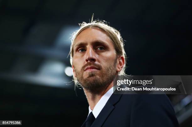 Nicolas Frutos, Interim Manager of RSC Anderlecht during the UEFA Champions League group B match between RSC Anderlecht and Celtic FC at Constant...