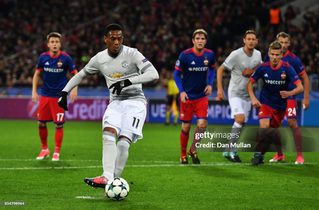 CSKA Moskva v Manchester United - UEFA Champions League