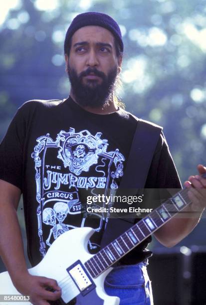 American musician Kim Thayil of Soundgarden, Lollapalooza 1992 - Waterloo Village.