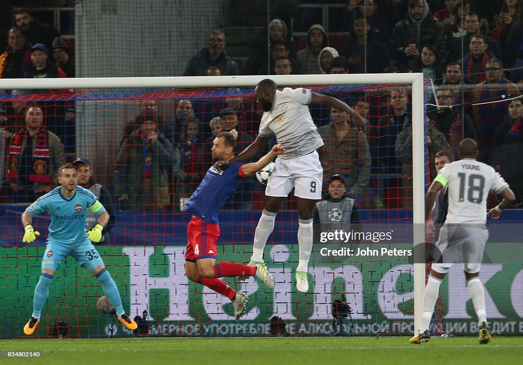 CSKA Moskva v Manchester United - UEFA Champions League