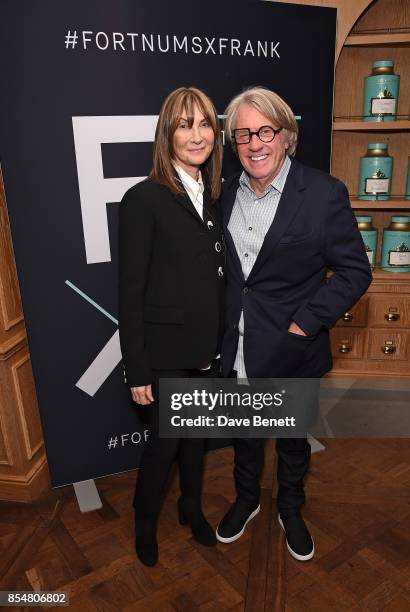 Cherryl Cohen and Frank Cohen attend the Fortnum's x Frank private viewing at Fortnum & Mason on September 27, 2017 in London, England.