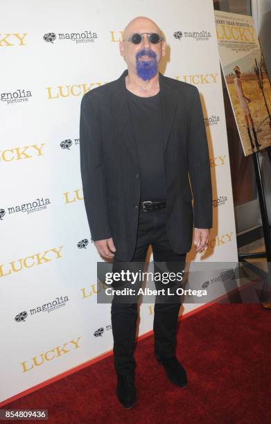 Producer Ira Steven Behr arrives for the Premiere Of Magnolia Pictures' "Lucky" held at Linwood Dunn Theater on September 26, 2017 in Los Angeles,...