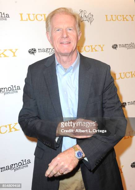 Actor Ed Begley Jr. Arrives for the Premiere Of Magnolia Pictures' "Lucky" held at Linwood Dunn Theater on September 26, 2017 in Los Angeles,...