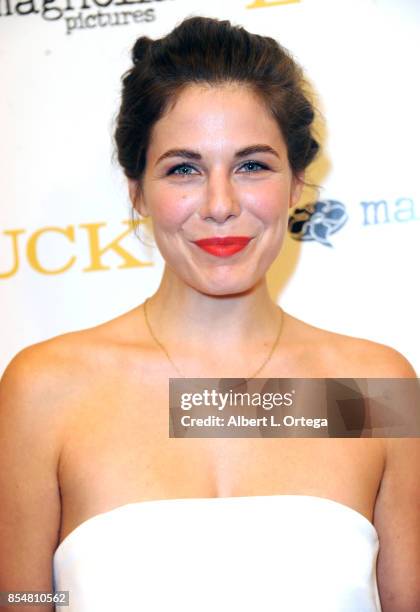 Guest arrives for the Premiere Of Magnolia Pictures' "Lucky" held at Linwood Dunn Theater on September 26, 2017 in Los Angeles, California.