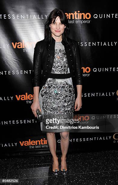 Tabitha Simmons attends the premiere of "Valentino: The Last Emperor" at The Roy and Niuta Titus Theater at The Musuem of Modern Art on March 17,...