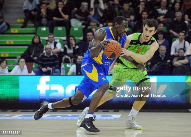 Paccelis MORLENDE - Paul LACOMBE - - Asvel / Hyeres Toulon - 17e journee Pro A,