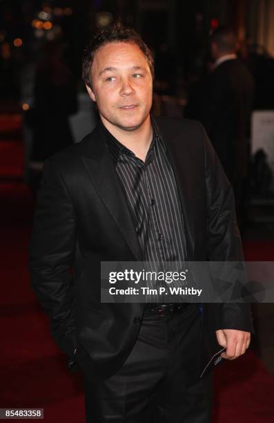 Actor Stephen Graham attends the World premiere of 'The Damned United' held at the Vue West End on March 18, 2009 in London, England.