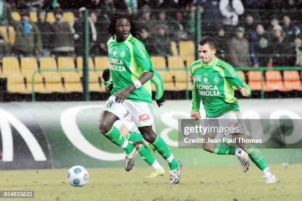 Bafetimbi GOMIS - - Saint Etienne / Caen - 23eme journee de Ligue 1 -