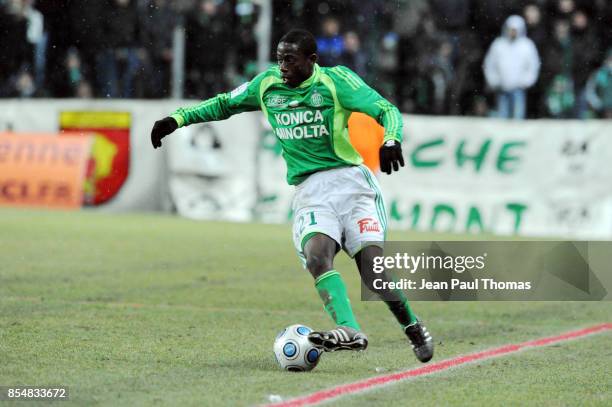 Mouhamadou DABO - - Saint Etienne / Caen - 23eme journee de Ligue 1 -
