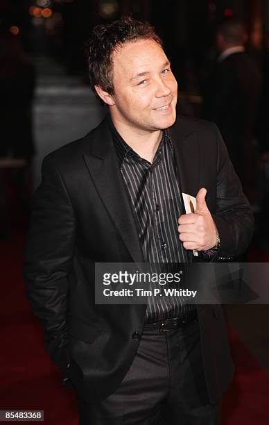 Actor Stephen Graham attends the World premiere of 'The Damned United' held at the Vue West End on March 18, 2009 in London, England.