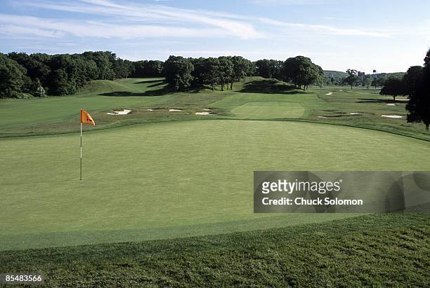 Scenic view of No 18 hole at Bethpage Black GC. Farmingdale, NY 6/8/2001 CREDIT: Chuck Solomon
