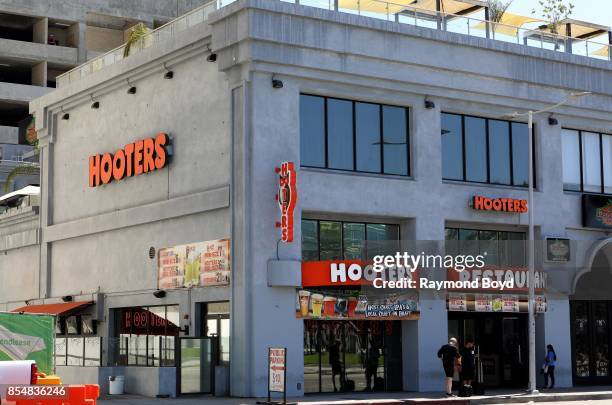 Hooters Restaurant in Los Angeles, California on September 11, 2017.