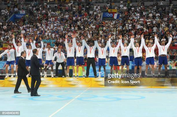 Equipe de France - - France / Islande - Finale - Jeux Olympiques Pekin 2008 ,