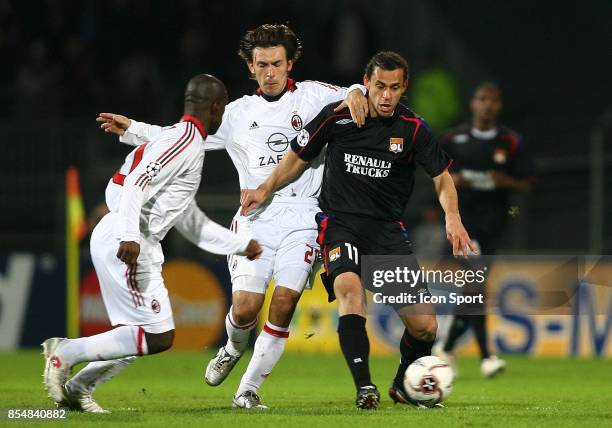 Lyon / Milan AC - - 1/4 Finale Champions League 2005/2006 -