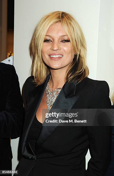 Kate Moss attends the Mummy Rocks official launch and charity auction in aid of the Great Ormond Street Hospital Children's Charity, at Garrard on...