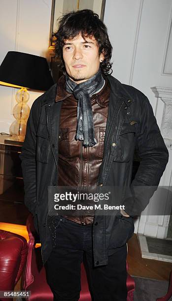 Orlando Bloom attends the Mummy Rocks official launch and charity auction in aid of the Great Ormond Street Hospital Children's Charity, at Garrard...