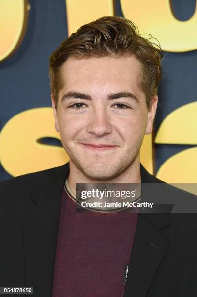 Michael Gandolfini attends the "Curb Your Enthusiasm" season 9 premiere at SVA Theater on September 27, 2017 in New York City.