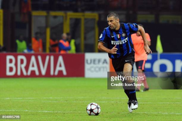 Walter SAMUEL - - Inter Milan / Barcelone - Champions League 2009/2010 - Stade Giuseppe Meazza - Milan -
