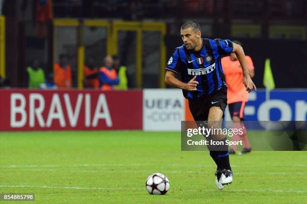 Walter SAMUEL - - Inter Milan / Barcelone - Champions League 2009/2010 - Stade Giuseppe Meazza - Milan -