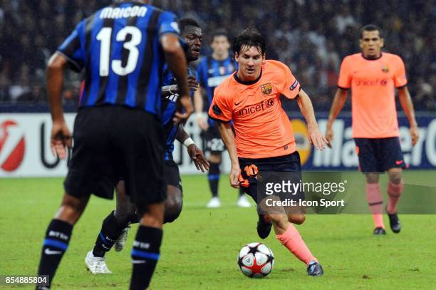 Lionel MESSI - - Inter Milan / Barcelone - Champions League 2009/2010 - Stade Giuseppe Meazza - Milan -