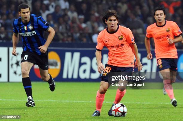 Lionel MESSI - - Inter Milan / Barcelone - Champions League 2009/2010 - Stade Giuseppe Meazza - Milan -