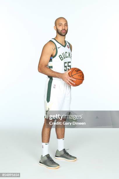 Kendall Marshall of the Milwaukee Bucks poses for a portrait during the 2017-18 NBA Media Day on September 25, 2017 at the BMO Harris Bradley Center...