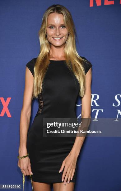 Elena Kurnosova attends the Netflix Hosts The New York Premiere Of "Our Souls At Night" at The Museum of Modern Art on September 27, 2017 in New York...