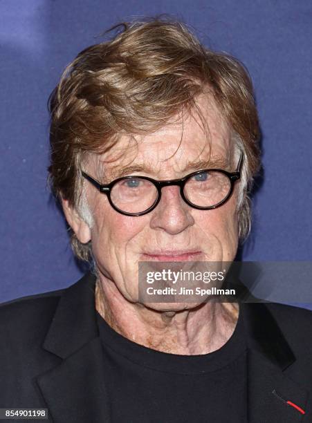 Actor/director/producer Robert Redford attend the New York premiere of "Our Souls at Night" hosted by Netflix at The Museum of Modern Art on...