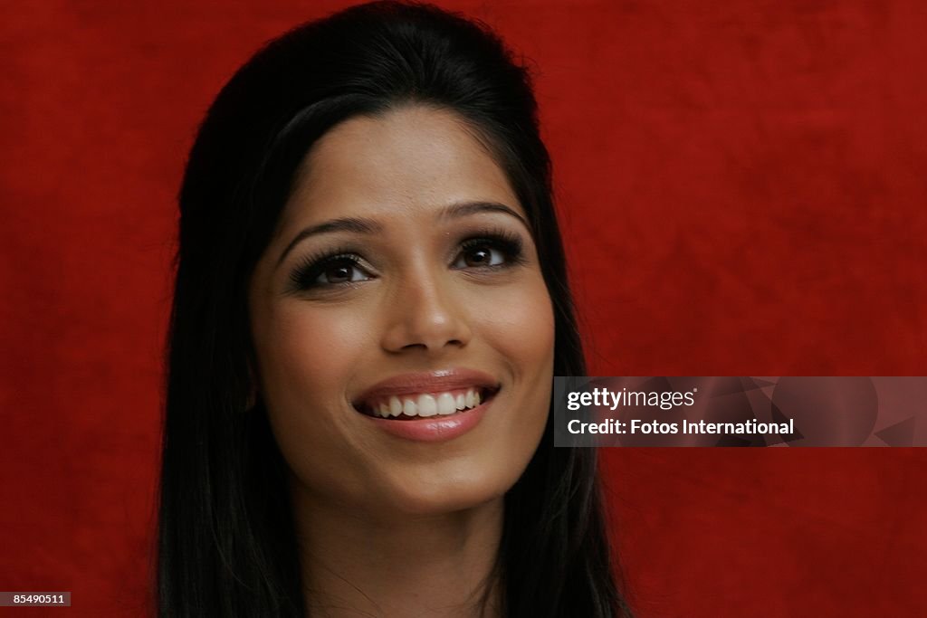 Freida P Actor Freida Pinto at the Four Seasons Hotel on November 7, 2008 in ...