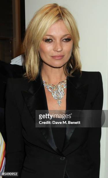 Kate Moss attends the Mummy Rocks official launch and charity auction in aid of the Great Ormond Street Hospital Children's Charity, at Garrard on...