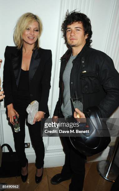 Kate Moss and Orlando Bloom attend the Mummy Rocks official launch and charity auction in aid of the Great Ormond Street Hospital Children's Charity,...