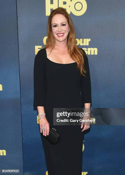 Actress Rebecca Creskoff attends "Curb Your Enthusiasm" season 9 premiere at SVA Theater on September 27, 2017 in New York City.