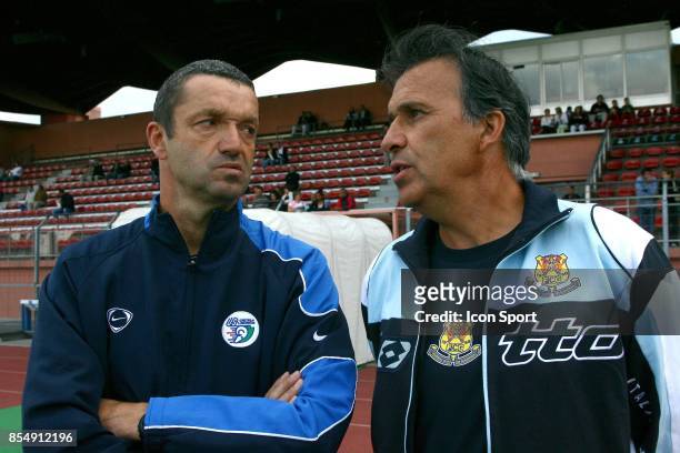 Albert RUST et Victor ZVUNKA - Creteil / Gueugnon - - 4eme journee de Ligue 2 -
