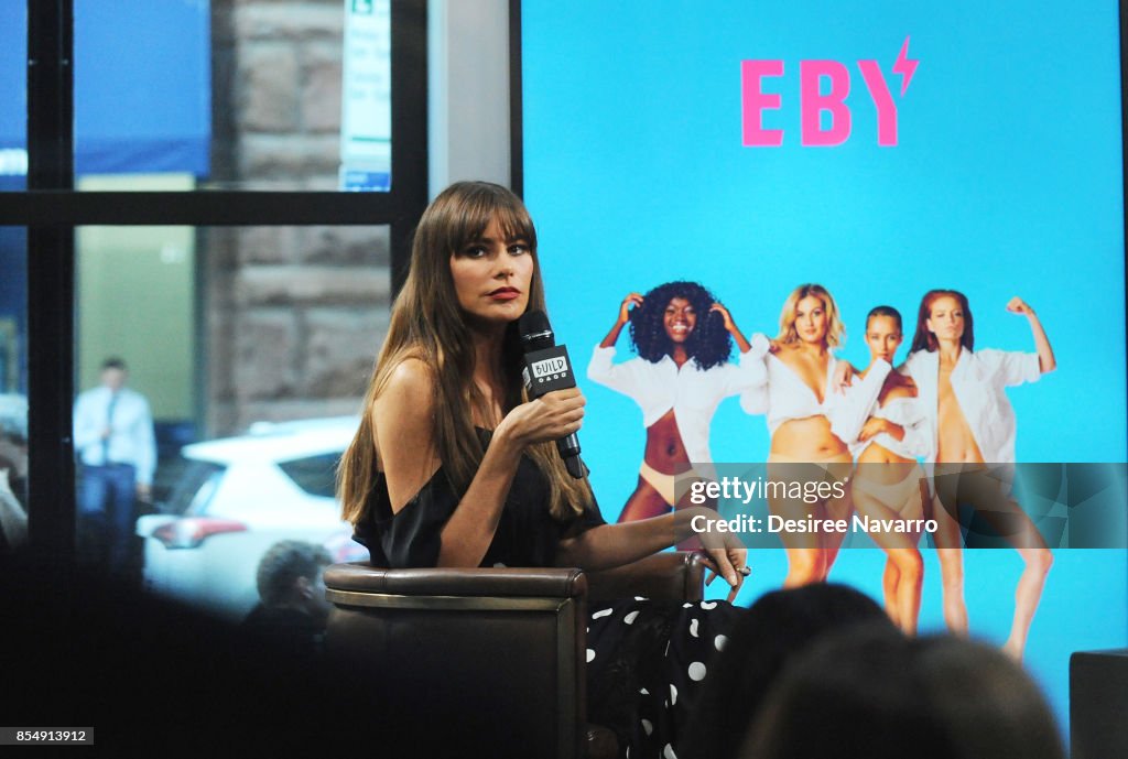 Build Presents Sofia Vergara Discussing The EBY Lingerie Line