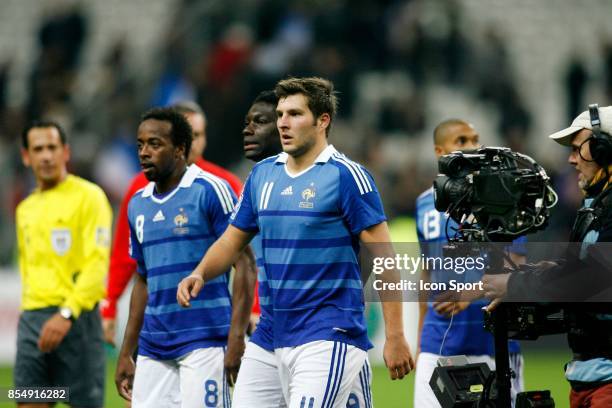 Sidney GOVOU / Andre Pierre GIGNAC - - France / Autriche - Eliminatoires Coupe du Monde 2010 - Stade de France - Paris,