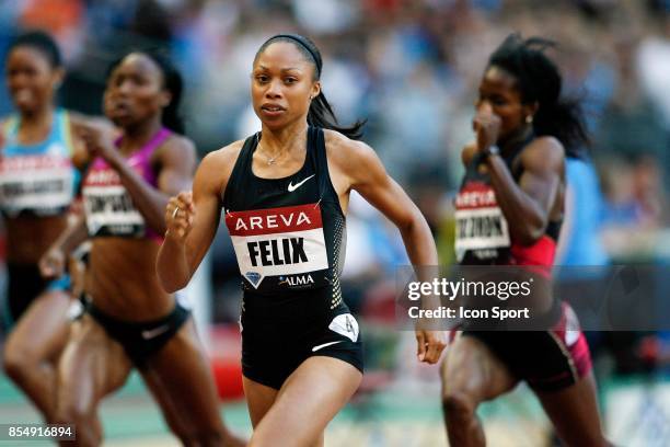 Allyson Felix - 200m - Meeting Areva 2010 - Diamond League - Paris Saint Denis - Stade de France -