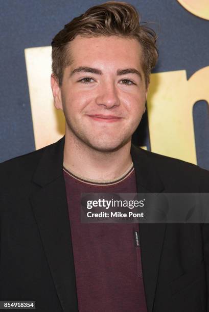 Michael Gandolfini attends the "Curb Your Enthusiasm" season 9 premiere at SVA Theater on September 27, 2017 in New York City.