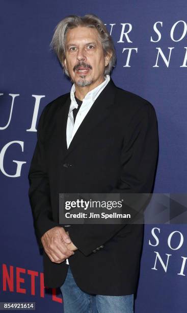 Composer Elliot Goldenthal attends the New York premiere of "Our Souls At Night" hosted by Netflix at The Museum of Modern Art on September 27, 2017...