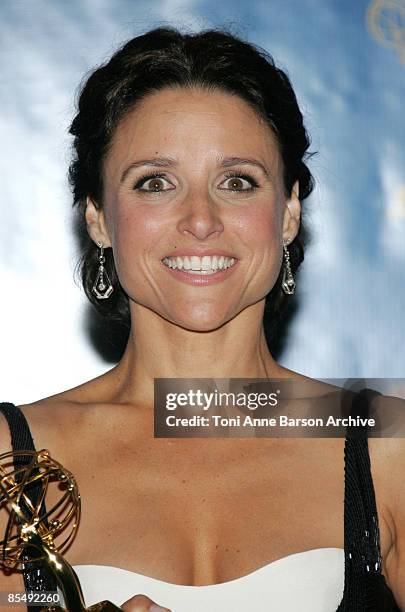 Julia Louis-Dreyfus, winner Outstanding Lead Actress in a Comedy Series for "The New Adventures of Old Christine"