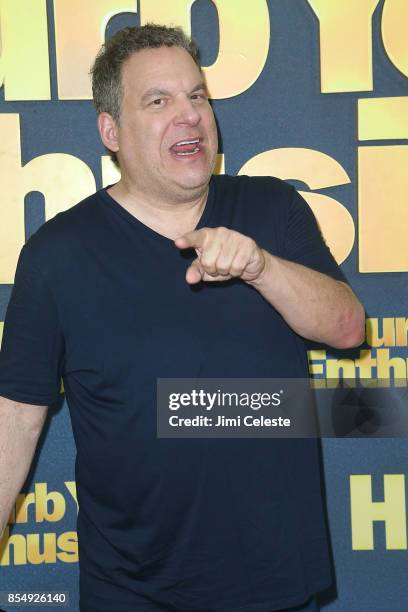 Jeff Garlin attends the "Curb Your Enthusiasm" Season 9 premiere at SVA Theater on September 27, 2017 in New York City.