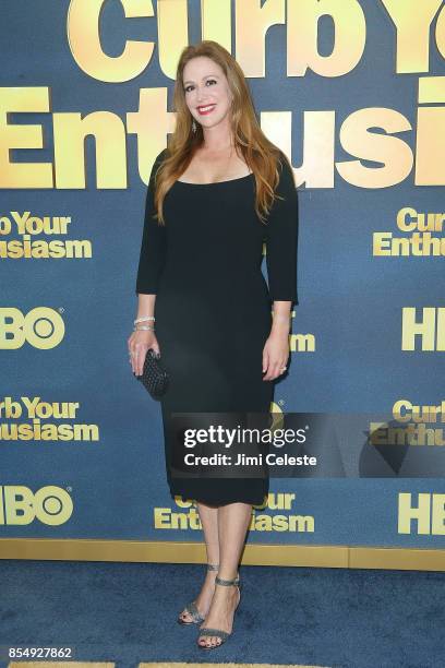 Rebecca Creskoff attends the "Curb Your Enthusiasm" Season 9 premiere at SVA Theater on September 27, 2017 in New York City.