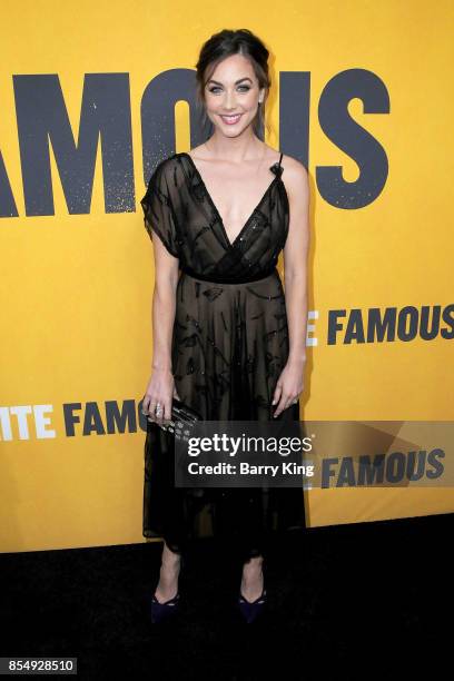 Actress Lyndon Smith attends the premiere of Showtimes 'White Famous' at The Jeremy Hotel on September 27, 2017 in West Hollywood, California.