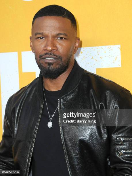 Actor Jamie Foxx attends the premiere of Showtimes 'White Famous' at The Jeremy Hotel on September 27, 2017 in West Hollywood, California.
