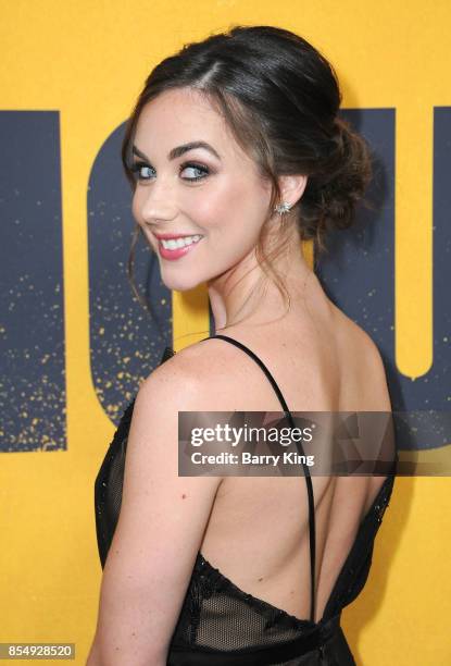 Actress Lyndon Smith attends the premiere of Showtimes 'White Famous' at The Jeremy Hotel on September 27, 2017 in West Hollywood, California.